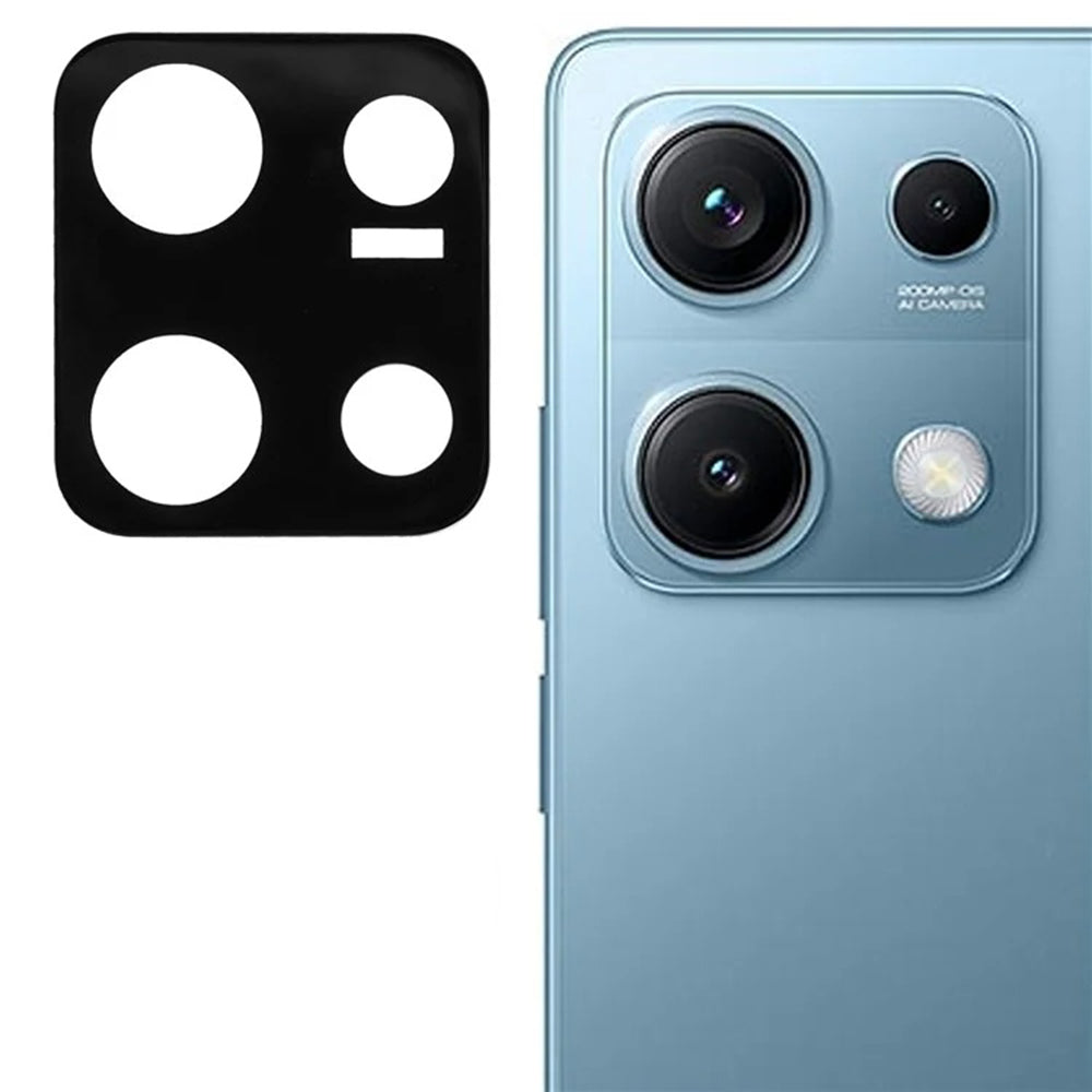 Folia ochronna na tylną kamerę Techsuit do Xiaomi Redmi Note 14S, szkło hartowane, czarne