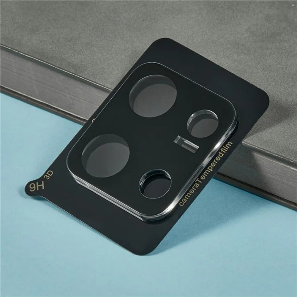 Folia ochronna na tylną kamerę Techsuit do Xiaomi Redmi Note 14S, szkło hartowane, czarne