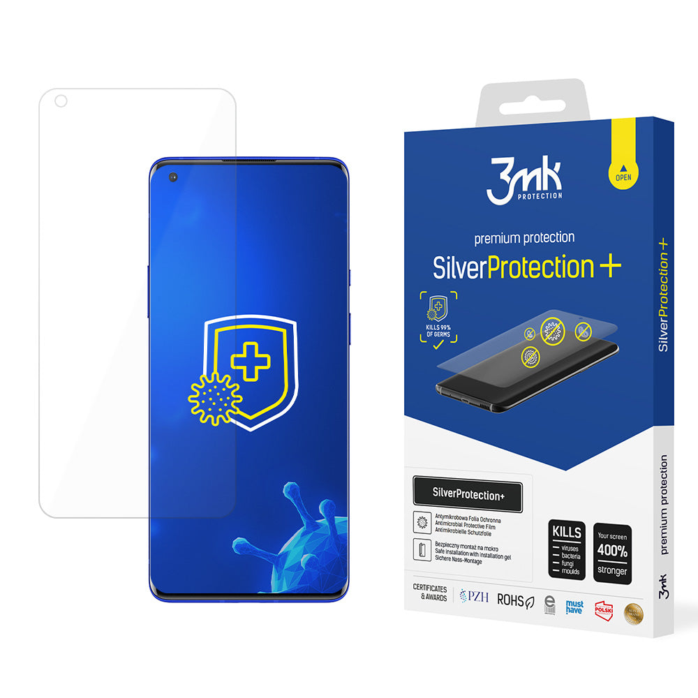 Ochraniacz ekranu 3MK Silver Protect+ dla OnePlus 8 Pro, tworzywo sztuczne 