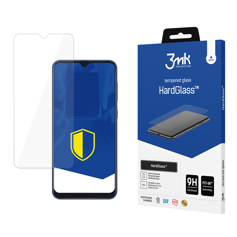 3MK HardGlass Screen Protector do Samsung Galaxy A50s A507 / A30s A307 / A50 A505 / A30 A305, twarde szkło, pełne klejenie