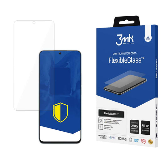 3MK FlexibleGlass Screen Protector dla Honor 90 Lite, elastyczne szkło, pełne klejenie 