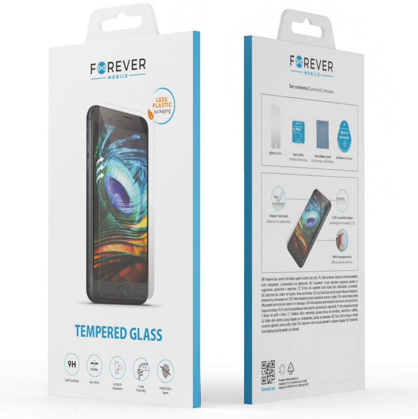 Forever Screen Protector dla Honor X7a, Full Glue, 2.5D, 2.5D 