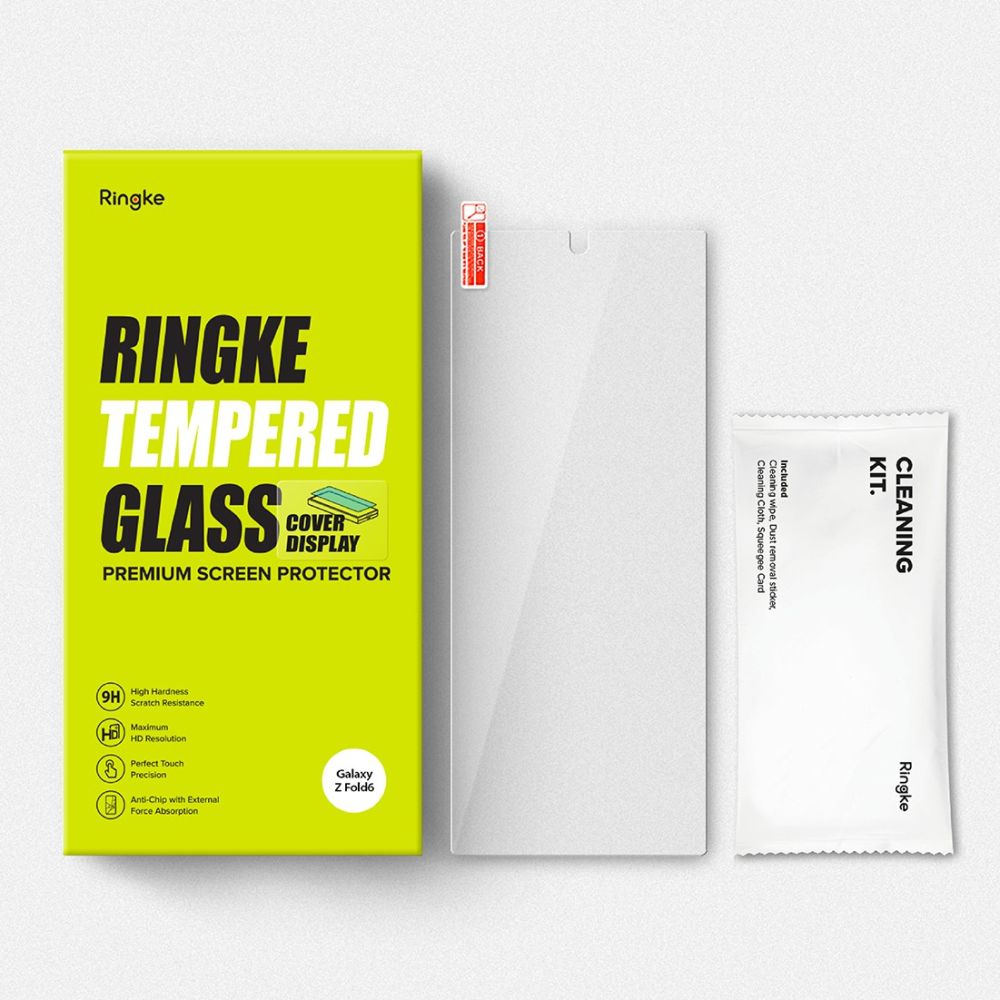 Osłona ekranu Ringke Cover Display do Samsung Galaxy Z Fold6 F956, szkło ochronne, AB Ultra Glue, zestaw 2 sztuk, ekran zewnętrzny