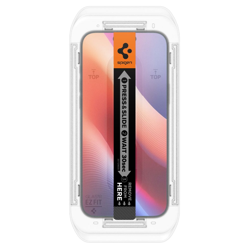 Spigen EZ FIT Screen Protector dla Apple iPhone 16 Pro Max, szkło ochronne, pełny klej, zestaw 2 sztuk AGL07907 AGL07907