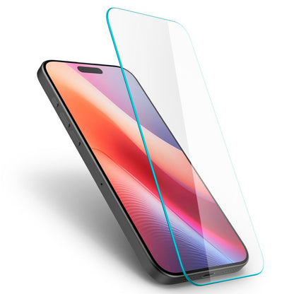 Spigen GlastrR Slim HD Screen Protector dla Apple iPhone 16 Pro, szkło ochronne, pełne klejenie, 2.5D AGL07937