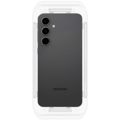 Spigen EZ FIT Screen Protector dla Samsung Galaxy S24 FE S721, szkło ochronne, pełny klej, zestaw 2 sztuk AGL08729 