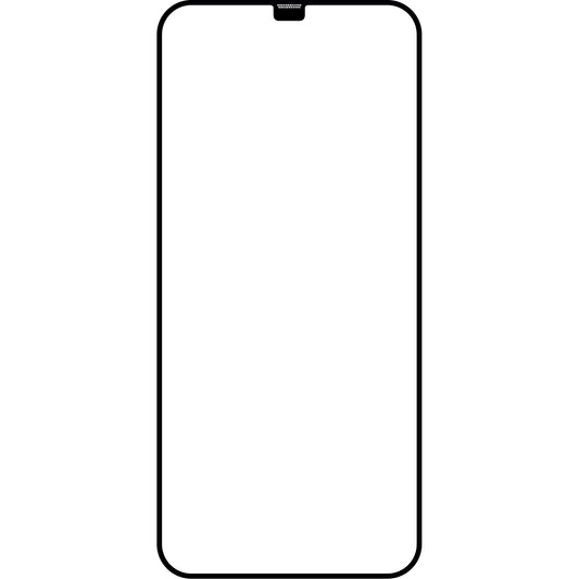 Folia ochronna na ekran OEM z automatycznym wyrównaniem do Apple iPhone 11 Pro / XS, szkło hartowane, pełna klej, 5D, czarna