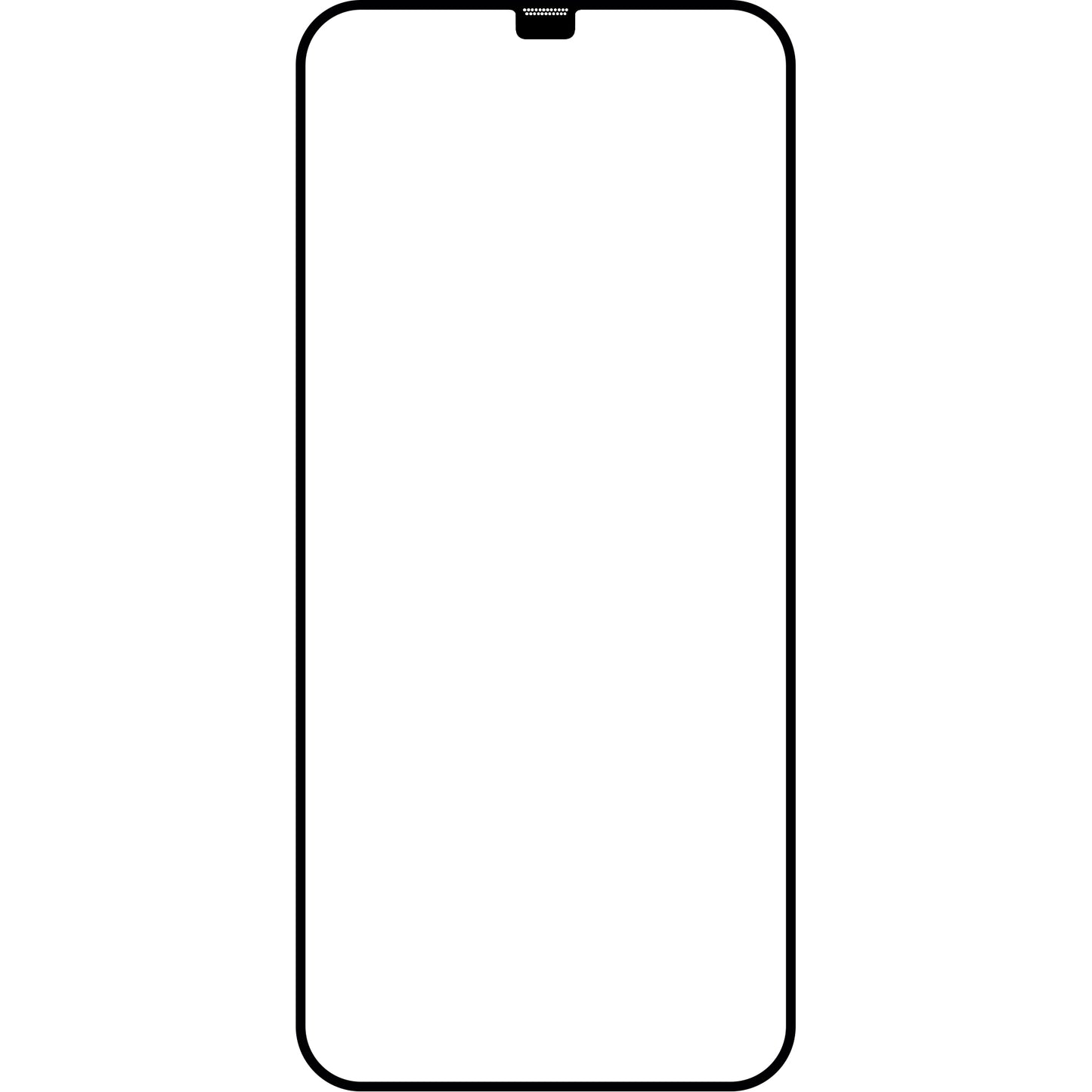 OEM Screen Protector Automatic Alignment for Apple iPhone 12 Pro, Tempered Glass, Full Glue, 5D, Black