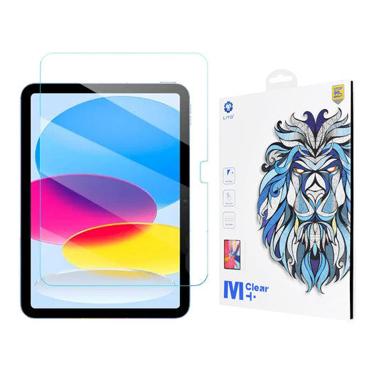 Folia ochronna Clear Lito Classic na ekran dla Apple iPad (2025) / (2022), szkło hartowane, pełna klej, 2.5D