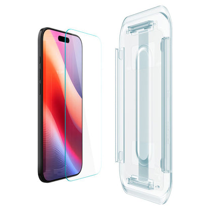 Folia ochronna do ekranu Spigen GlastR EZ FIT dla Apple iPhone 17 Air, Szkło Hartowane, Pełne Klejenie, Zestaw 2 sztuki