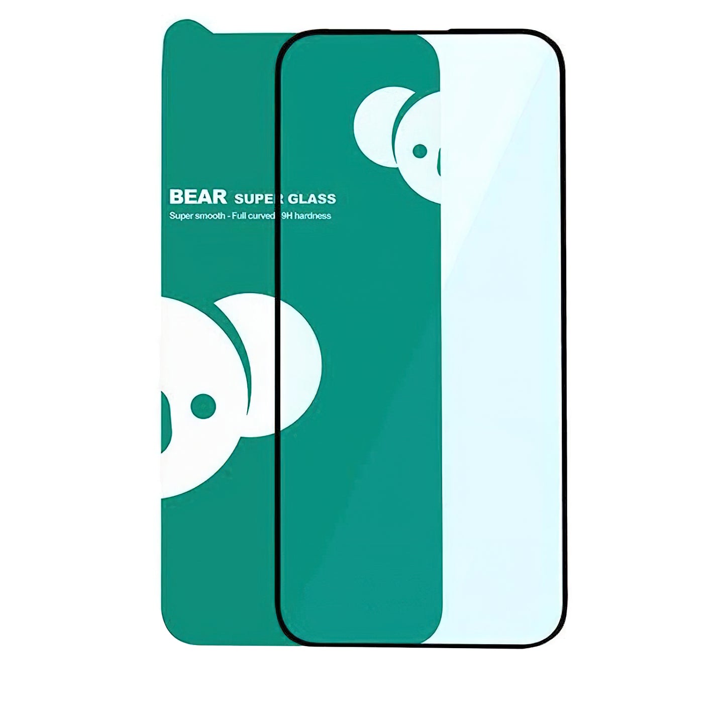 Bear Super Hard Screen Protector for Apple iPhone 17 Air, Tempered Glass, Full Glue, 3D, Black