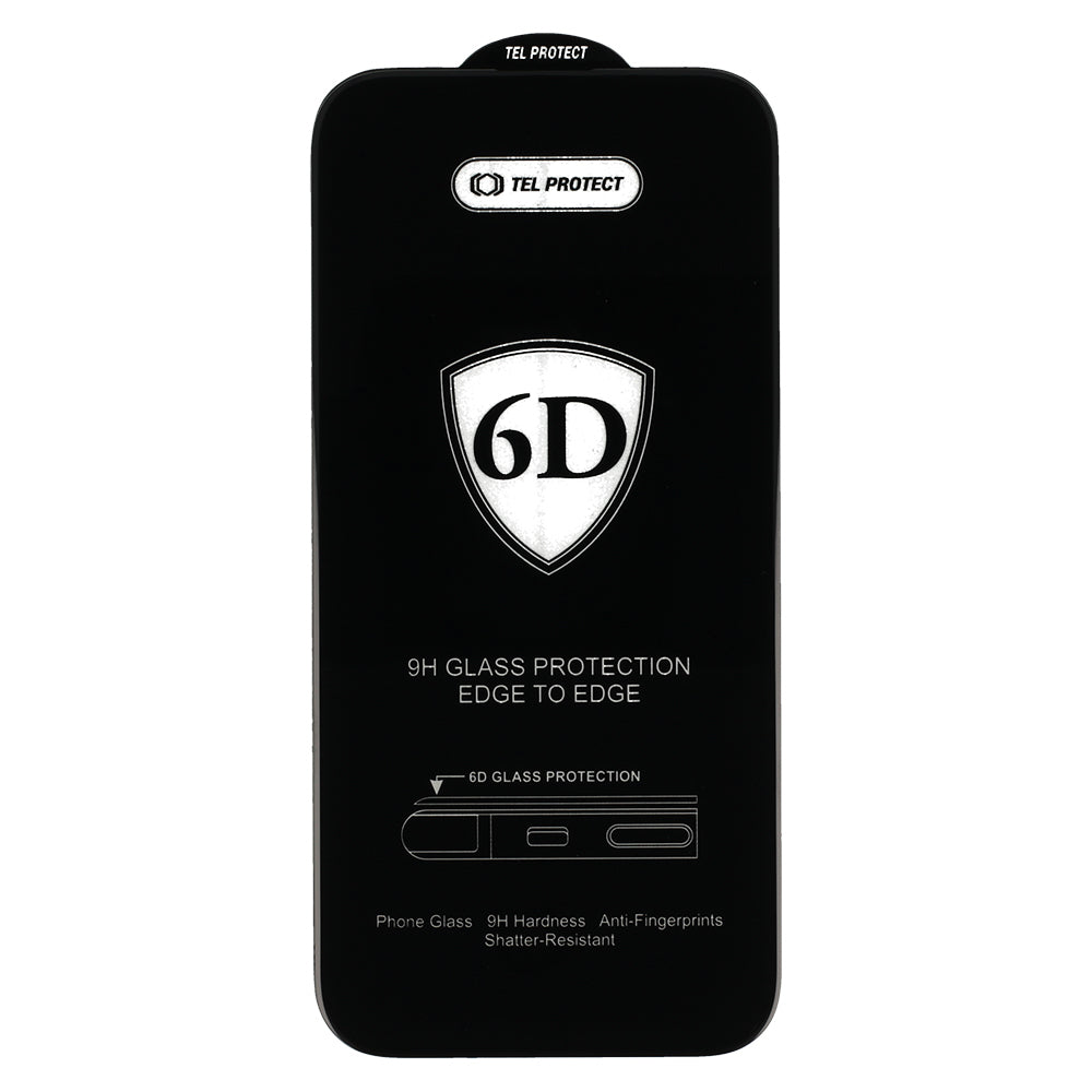 Folia ochronna na ekran OEM do Samsung Galaxy S26 Ultra S948, szkło hartowane, pełny klej, 6D, czarna