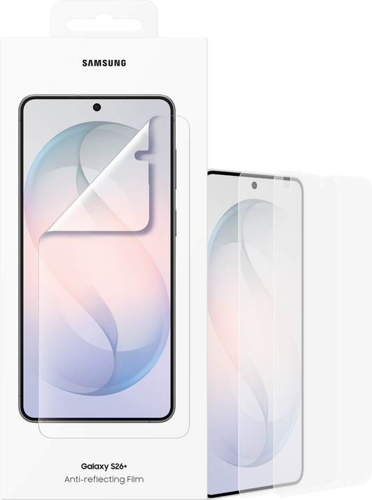 Folia ochronna Anti-reflecting na ekran do Samsung Galaxy S26 Plus S947, Plastik, Zestaw 2 sztuki EF-US947CTEGWW