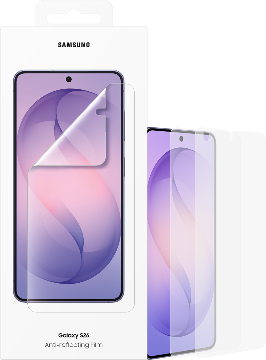 Anti-reflecting Screen Protector for Samsung Galaxy S26 S942, Plastic, Set of 2 pieces EF-US942CTEGWW