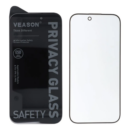 Veason Privacy Screen Protector for Apple iPhone 12 / 12 Pro, Tempered Glass, Full Glue, 6D