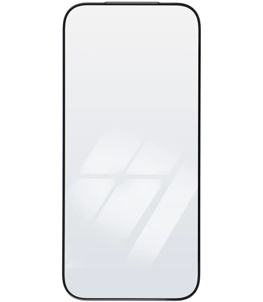 OEM Ultra Strong 45KG Screen Protector for Apple iPhone 17e / 16e / 14 / 13 Pro, Tempered Glass, Full Glue, 2.5D, Black