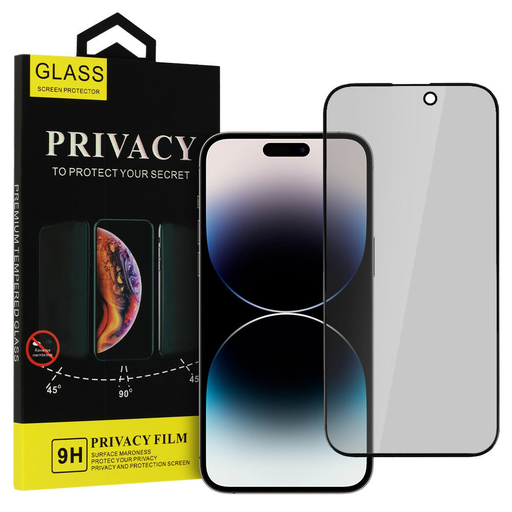 OEM Privacy Screen Protector Film for Apple iPhone 17, Tempered Glass, Full Glue