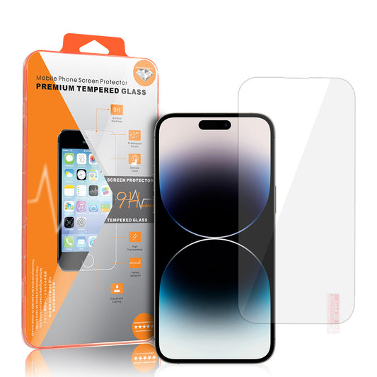 Folia ochronna na ekran OEM Orange do Apple iPhone 18 Pro / 17 Pro / 17 / 16 Pro, szkło hartowane, pełna klejność