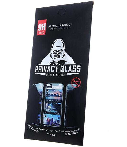 Folia ochronna na ekran Privacy OEM do Apple iPhone 18 Pro Max, szkło hartowane, pełna klejność