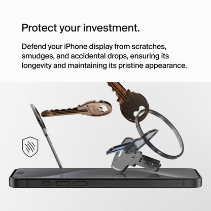 Folia ochronna na ekran Belkin ScreenForce UltraGlass 2 do Apple iPhone 15 Pro Max, szkło hartowane, pełna warstwa kleju OVA134zz