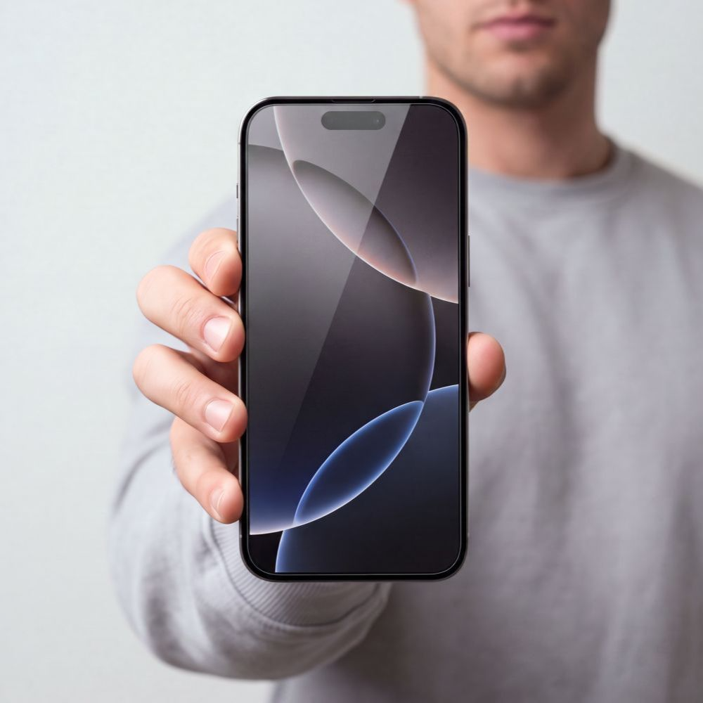 Folia ochronna na ekran Tech-Protect OneTouch do Apple iPhone 18 Pro / 17 Pro, szkło hartowane, pełna klej, zestaw 2 sztuki