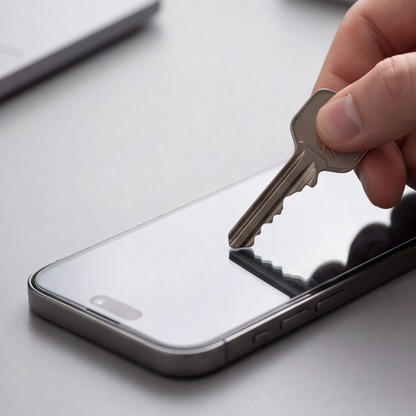 Folia ochronna na ekran Privacy Tech-Protect OneTouch do Apple iPhone 18 Pro Max, szkło hartowane, pełna klej, zestaw 2 sztuki