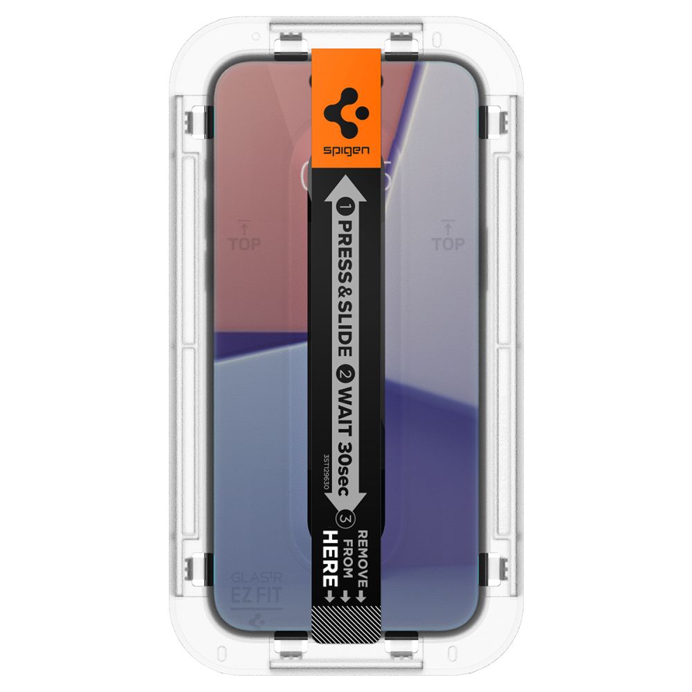 Spigen EZ FIT Privacy Screen Protector dla Apple iPhone 16 / 15, szkło ochronne, pełne klejenie, 2.5D AGL07121 AGL07121