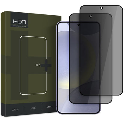 Folia ochronna na ekran Privacy HOFI Glass PRO+ do Samsung Galaxy S25 S931, szkło hartowane, pełna klej, zestaw 2 sztuki