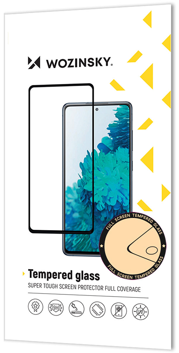 WZK Screen Protector Film for Samsung Galaxy S25 S931, Tempered Glass, Full Glue, Black
