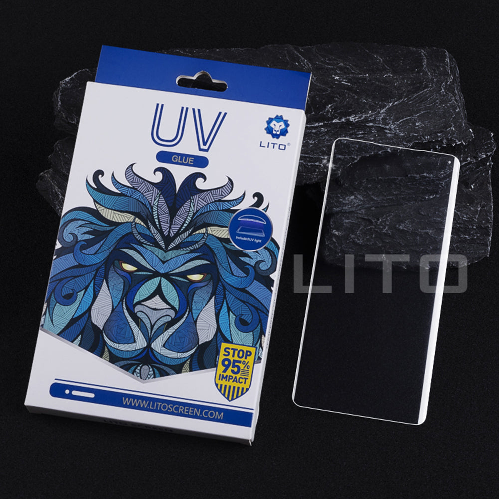 Folia ochronna na ekran Lito do Samsung Galaxy Note 10+ 5G N976 / Note 10+ N975, szkło hartowane, klej UV, 3D
