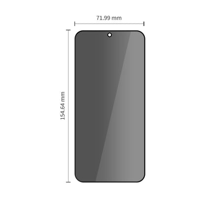Folia ochronna do ekranu Privacy Tech-Protect Spy+ dla Samsung Galaxy S26 Plus S947, Szkło Hartowane, Pełne Klejenie, Zestaw 2 sztuki