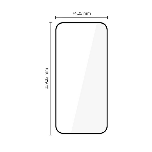 Folia ochronna na ekran Tech-Protect FIT+ do Motorola Moto G77 / G67, szkło hartowane, pełna klej, zestaw 2 sztuki, 2.5D, czarna