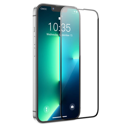 Folia ochronna do ekranu HOCO G16 dla Apple iPhone 14 Plus / 13 Pro Max, Hartowane szkło, Pełne klejenie, 5D, Czarna