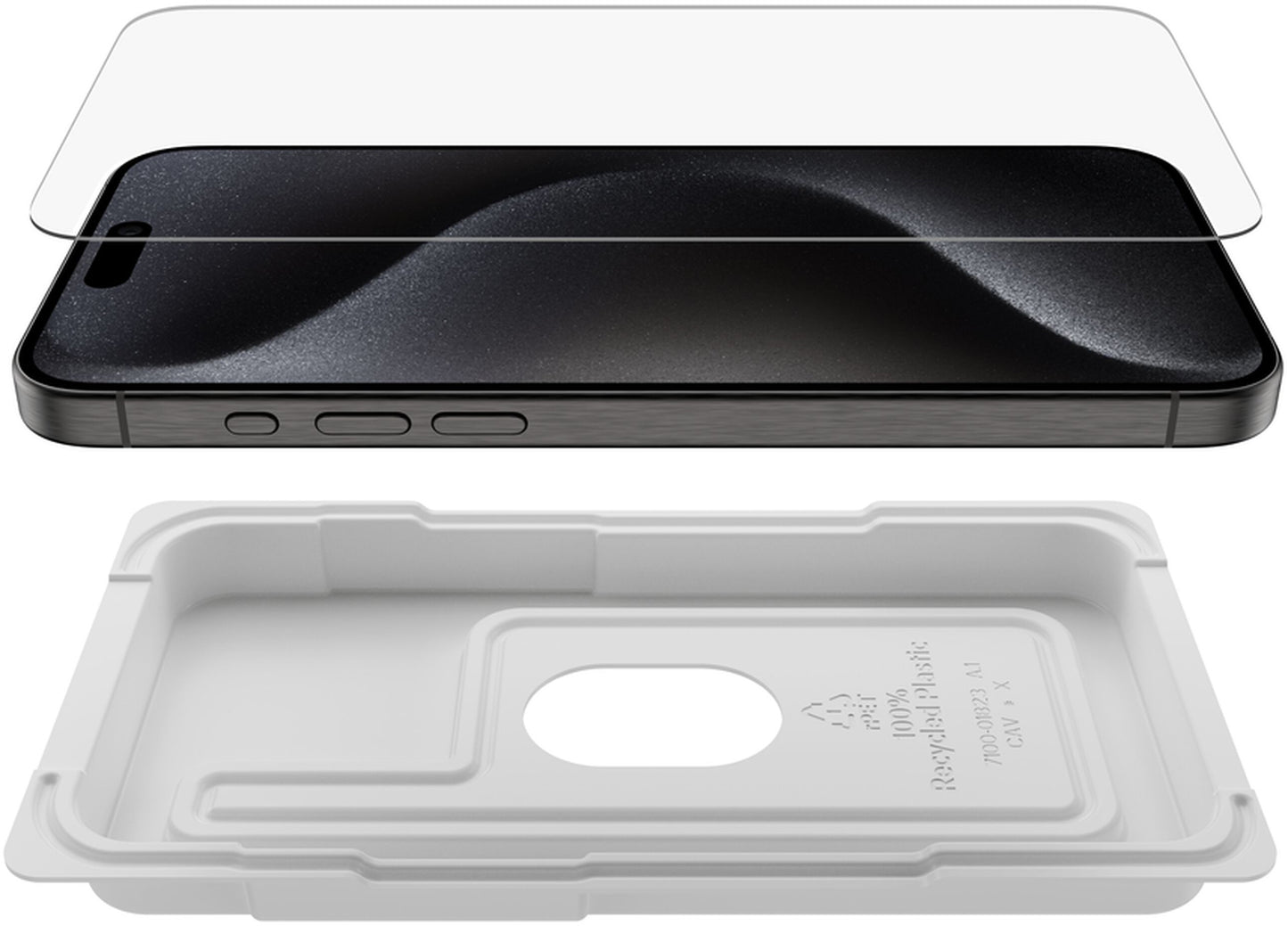 Folia ochronna na ekran Belkin ScreenForce UltraGlass 2 do Apple iPhone 15 Pro Max, szkło hartowane, pełna warstwa kleju OVA134zz
