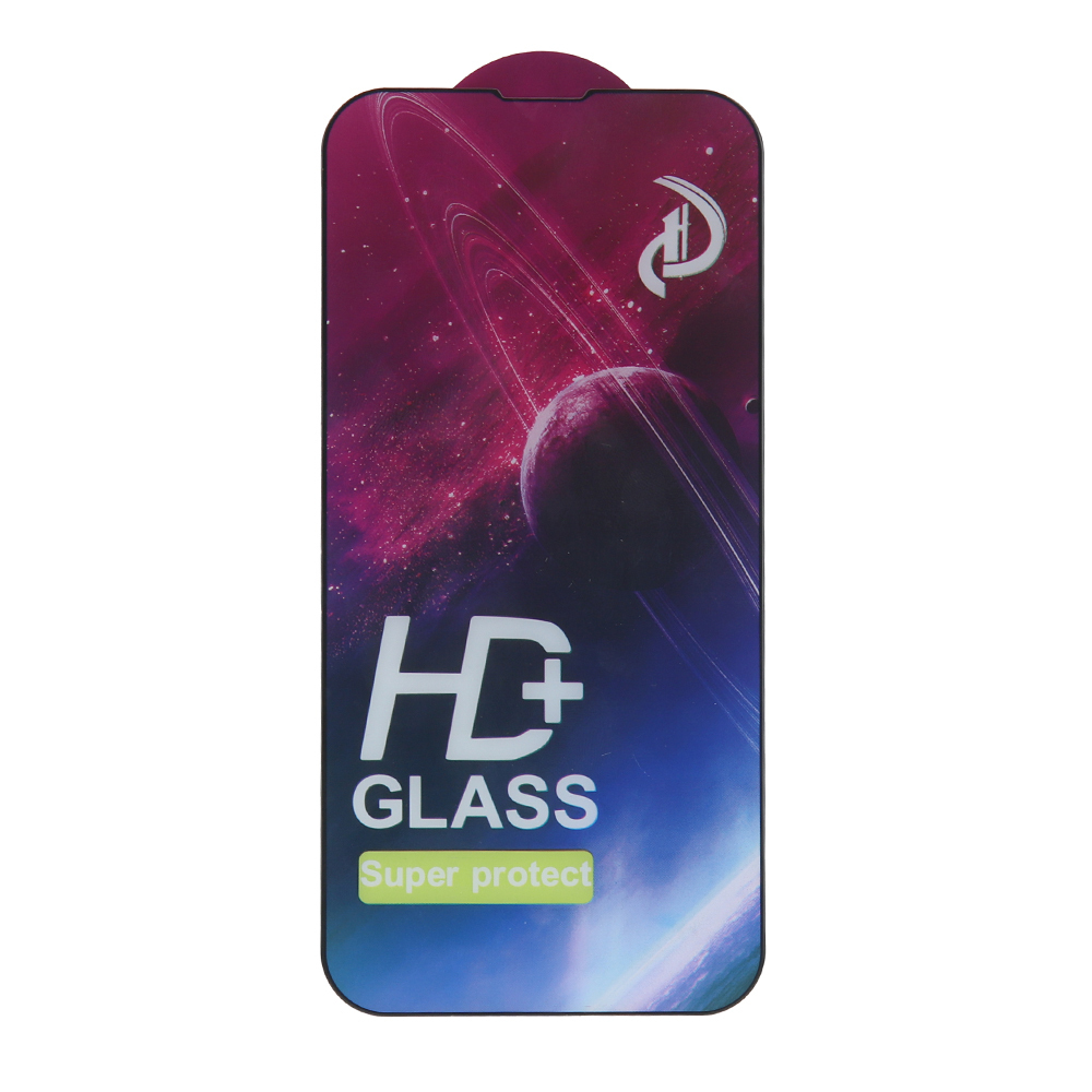 Folia ochronna na ekran OEM do Apple iPhone 18 Pro Max / 17 Pro Max, szkło hartowane, pełna klej, zestaw 10 sztuk, 9D, czarna