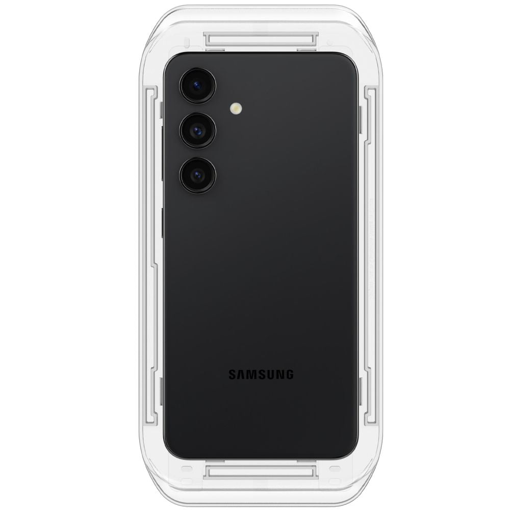 Folia ochronna do ekranu Spigen GlastR EZ FIT dla Samsung Galaxy S25+ S936 / S24+ S926, Szkło Hartowane, Pełne Klejenie, Zestaw 2 sztuki AGL07432