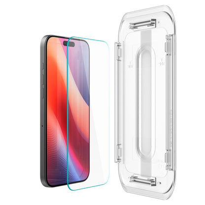 Spigen EZ FIT Screen Protector dla Apple iPhone 16 Pro Max, szkło ochronne, pełny klej, zestaw 2 sztuk AGL07907 AGL07907