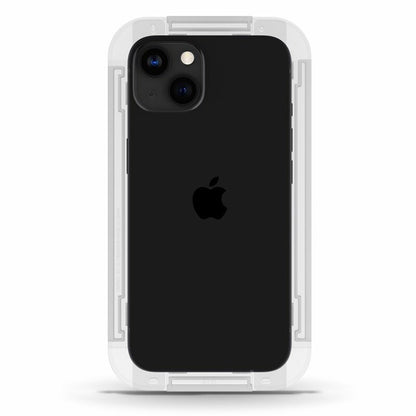 Folia ochronna na ekran Spigen GlastR EZ FIT dla Apple iPhone 17e / 16e / 14 / 13 Pro, Hartowane szkło, Pełne klejenie, Zestaw 2 sztuki AGL03385