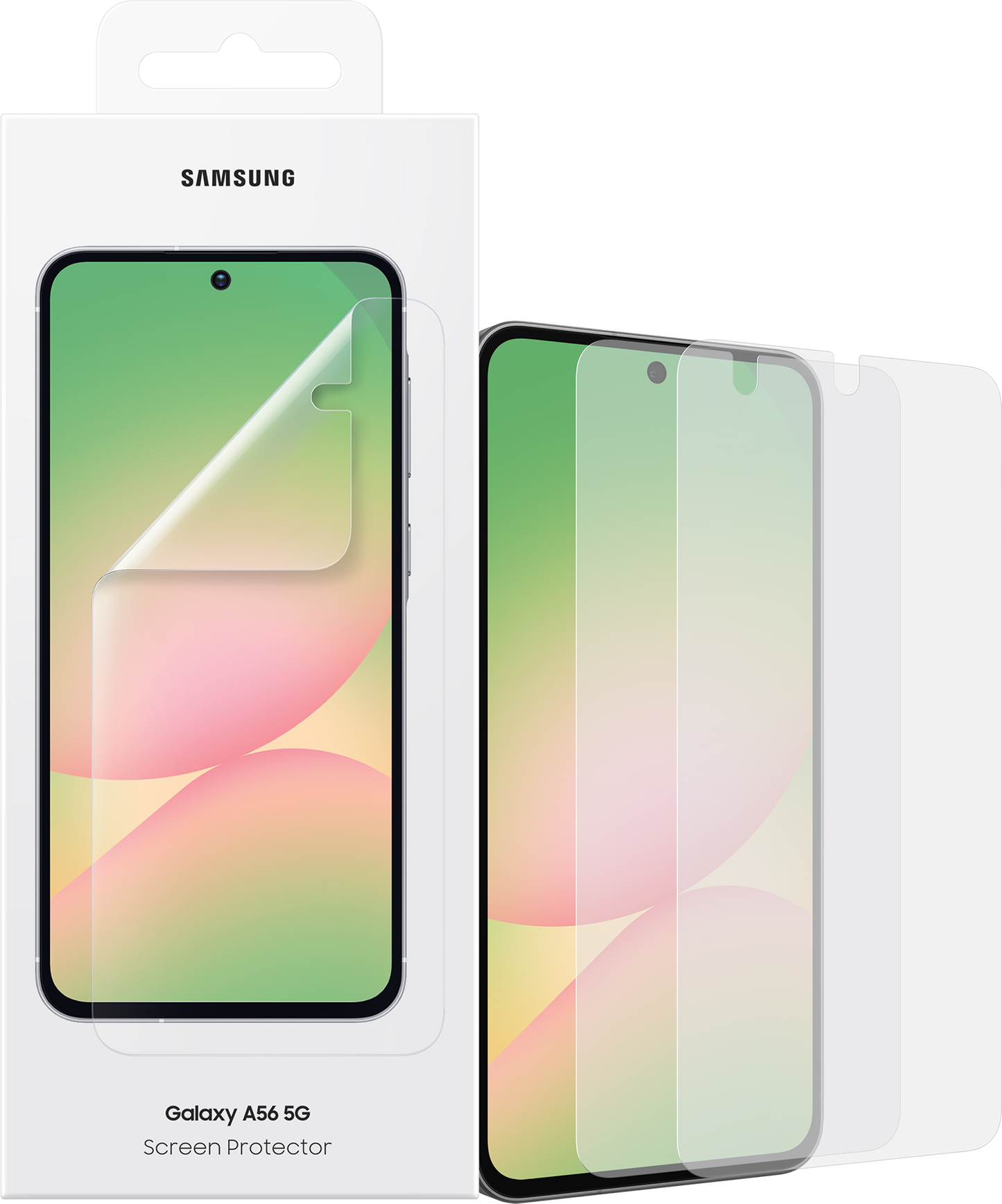 Folia ochronna na ekran do Samsung Galaxy A56 A566, plastik, zestaw 2 sztuki EF-UA566CTEGWW