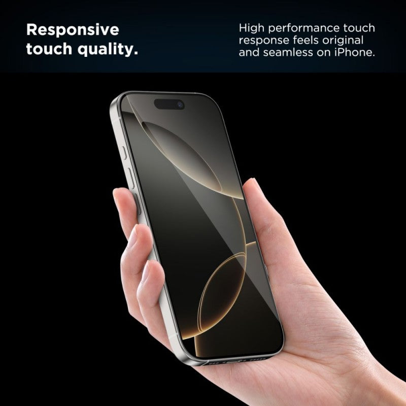 Folia ochronna na ekran Tech-Protect Quick Set+ dla Apple iPhone 17e / 16e / 14 / 13 Pro, Szkło Hartowane, Pełne Klejenie, Zestaw 2 sztuki, Czarna