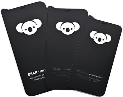 Bear HD Screen Protector Film for Apple iPhone 17, Tempered Glass, Full Glue, Black