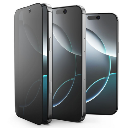 Folia ochronna na ekran Privacy Tech-Protect Spy+ do Apple iPhone 17 Pro Max / 16 Pro Max, szkło hartowane, pełna klej, zestaw 2 sztuki