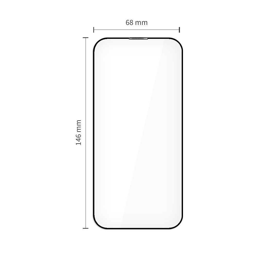 Folia ochronna na ekran Tech-Protect Quick Set+ dla Apple iPhone 17, Hartowane szkło, Pełne klejenie, Zestaw 2 sztuki, Czarna