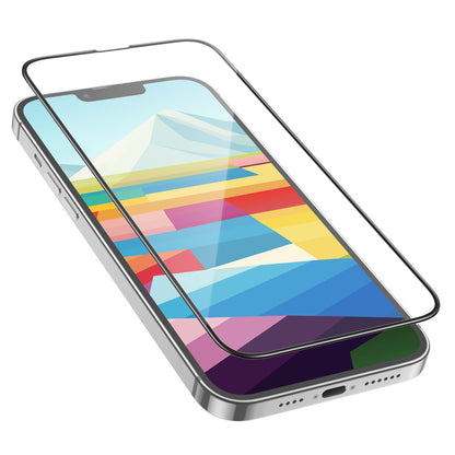 Folia ochronna do ekranu HOCO G16 dla Apple iPhone 15 Plus, Hartowane szkło, Pełne klejenie, 5D, Czarna