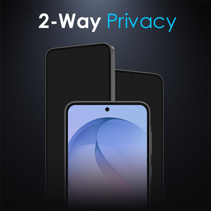 Northjo Privacy Screen Protector for Samsung Galaxy S26 FE, Tempered Glass, Full Glue, Set of 2 pieces