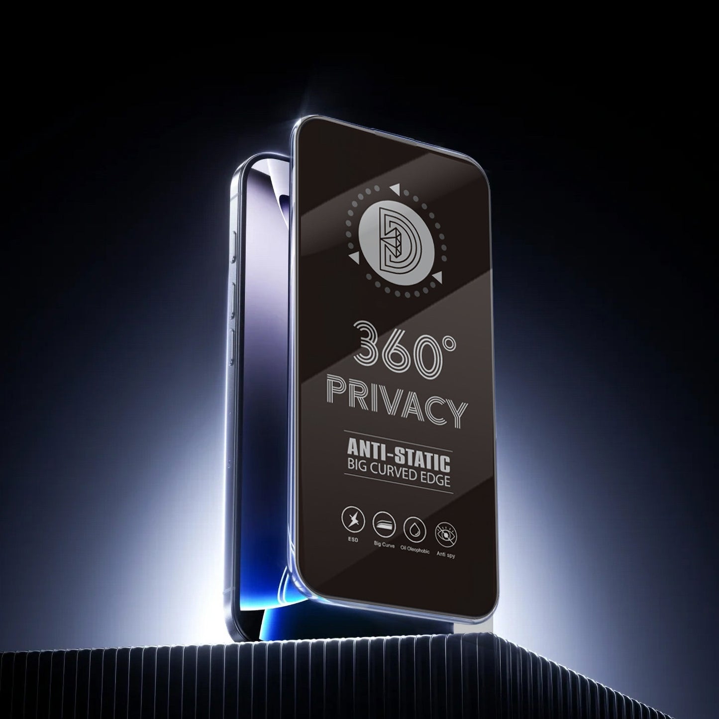 Folia ochronna na ekran Privacy OEM 360 do Samsung Galaxy A37 5G, szkło hartowane, pełna warstwa kleju
