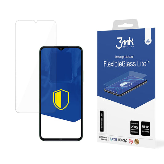 Folia ochronna na ekran 3MK FlexibleGlass Lite dla Honor X6b, elastyczne szkło, pełna warstwa kleju
