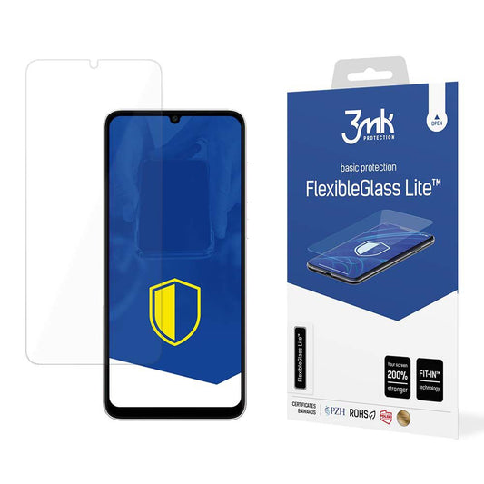 Folia ochronna na ekran 3MK FlexibleGlass Lite do Samsung Galaxy A05s A057, elastyczne szkło, pełna warstwa kleju