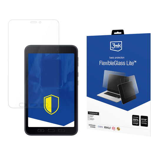 Folia ochronna na ekran 3MK FlexibleGlass Lite do Samsung Galaxy Tab Active5, elastyczne szkło, pełna warstwa kleju