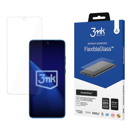 Folia ochronna na ekran 3MK FlexibleGlass do Motorola Edge 60 Neo / Edge 50 Neo, elastyczne szkło, pełna warstwa kleju